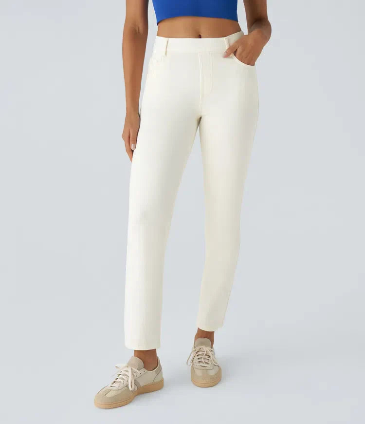 Lotte | Stretchy and Cozy High-Waisted Trousers