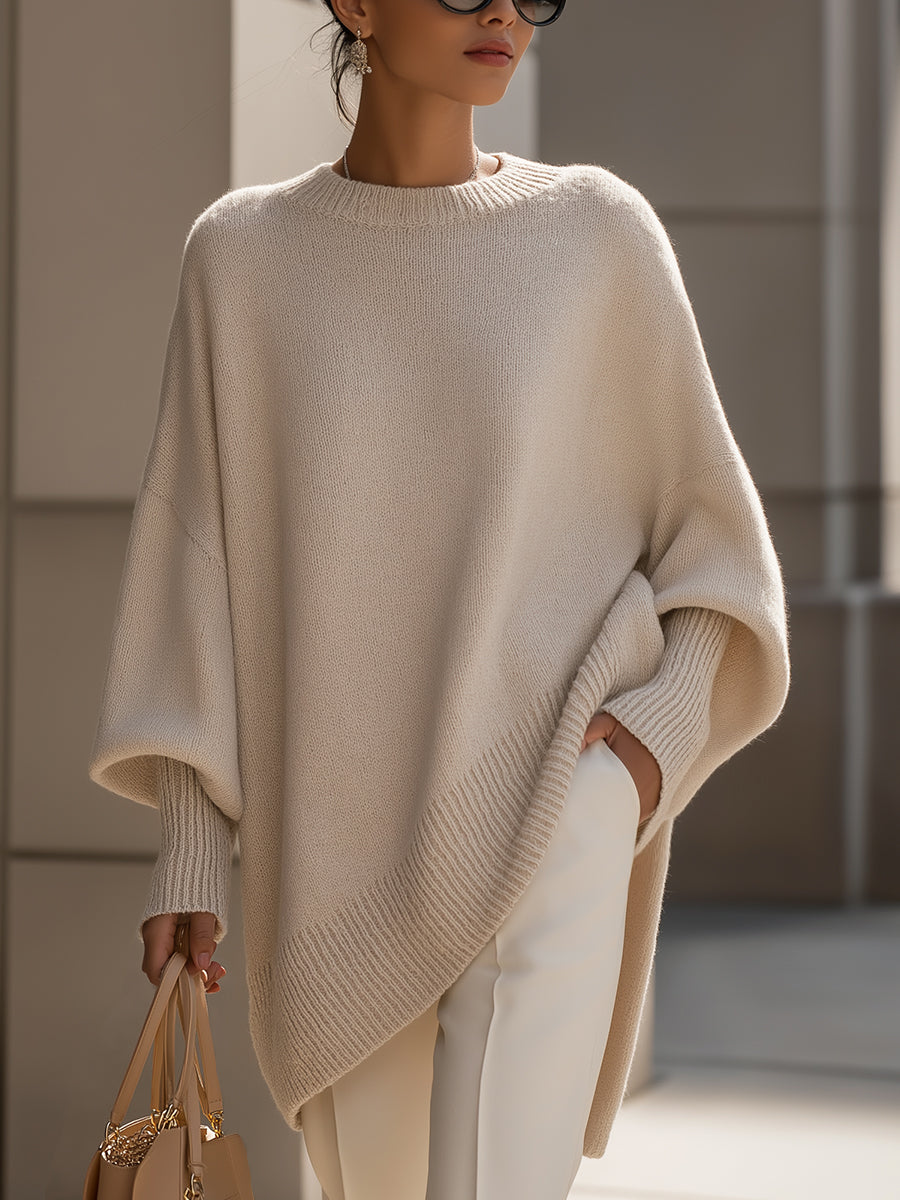 Laluna® | Oversized Poncho Sweater