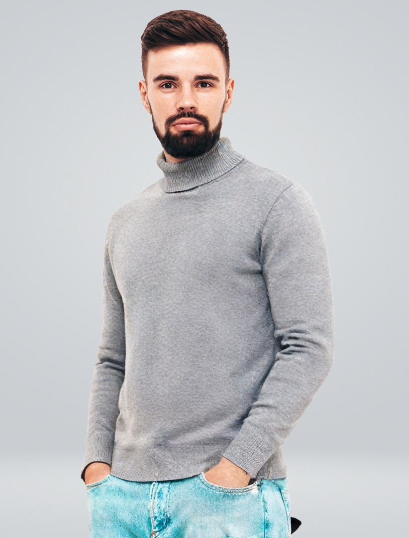 Laluna® Turtleneck Knit Sweater