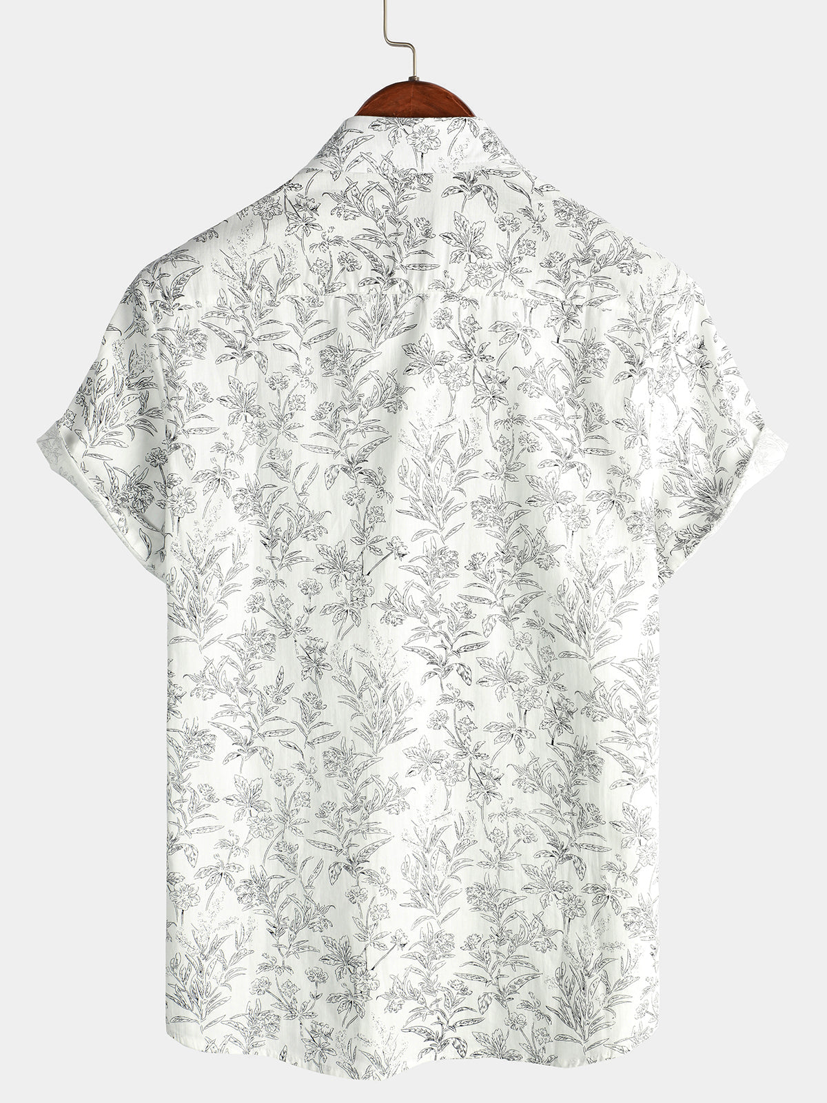 Short-Sleeve Cotton Hawaiian Shirt