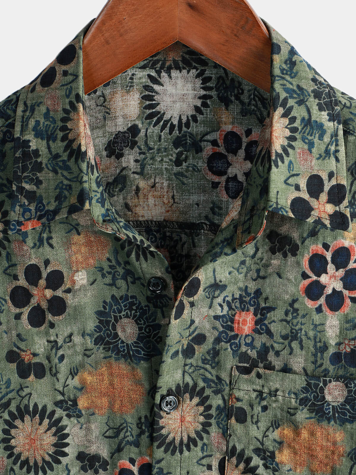 Short-Sleeve Cotton Hawaiian Shirt