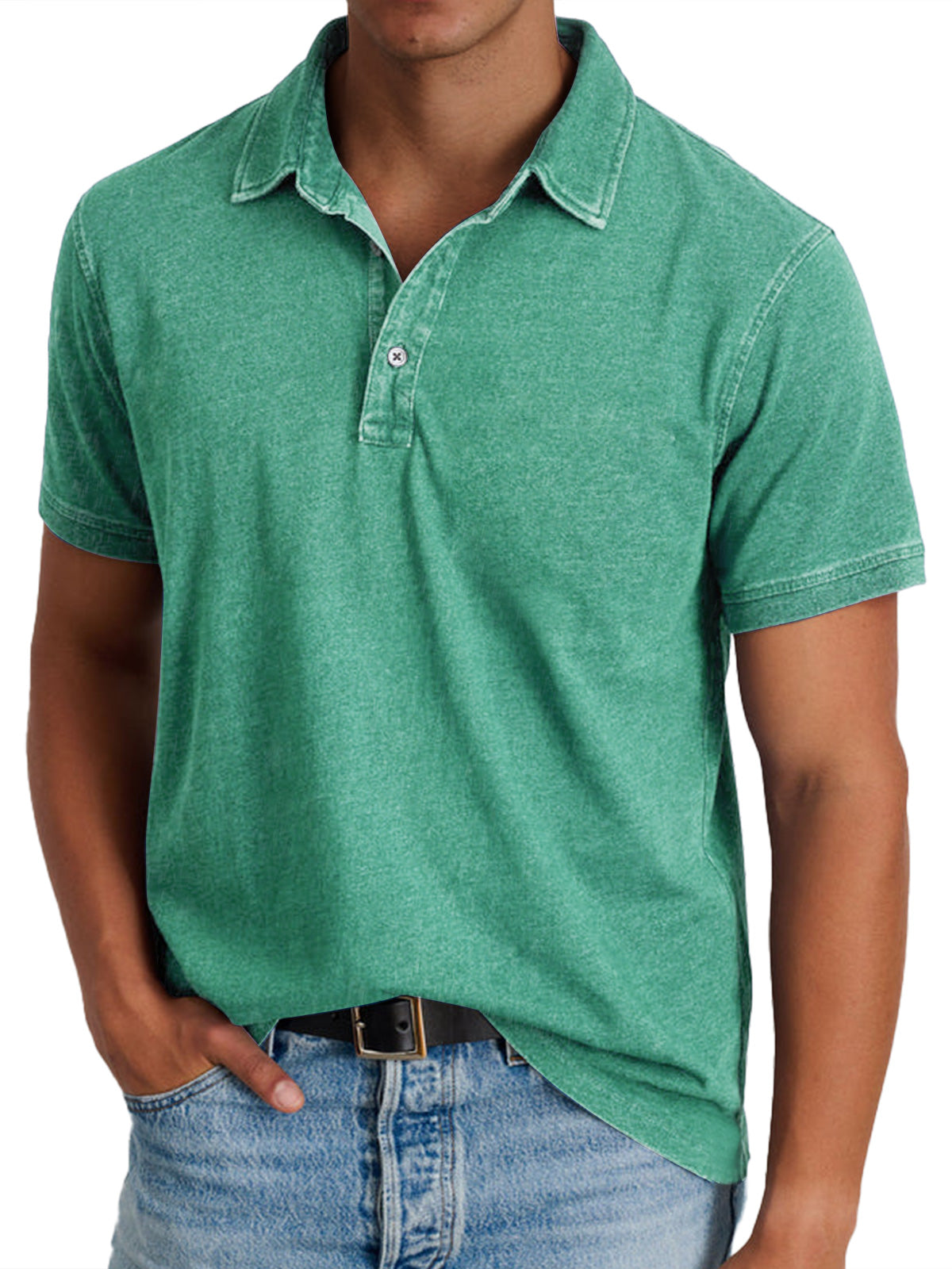Laluna® Collared Polo Shirt