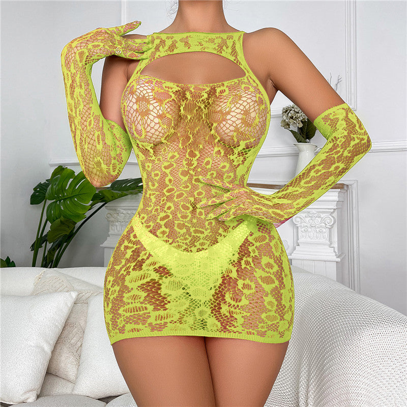 Sheer Seductive Lingerie Ensemble