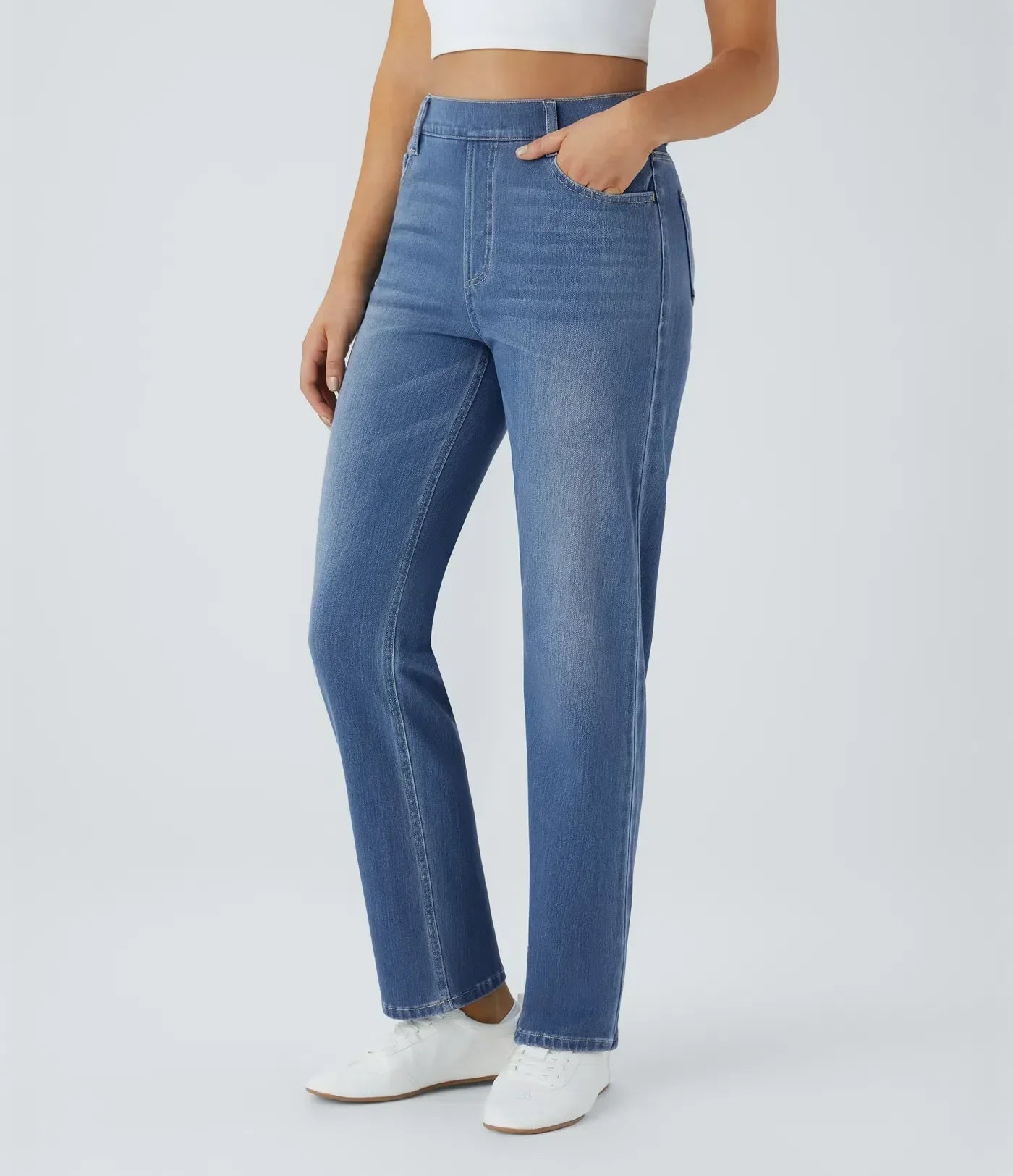 Lotte | Stretchy and Cozy High-Waisted Trousers
