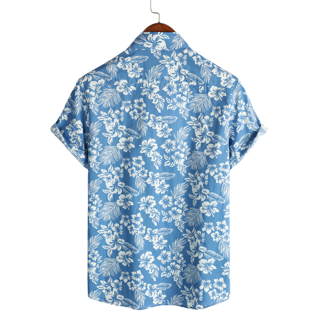 Short Sleeve Floral Hawaiian Shirt