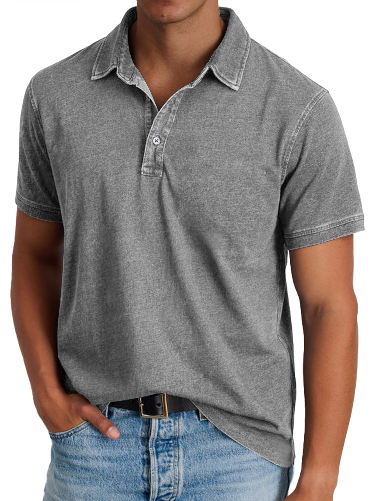 Laluna® Collared Polo Shirt