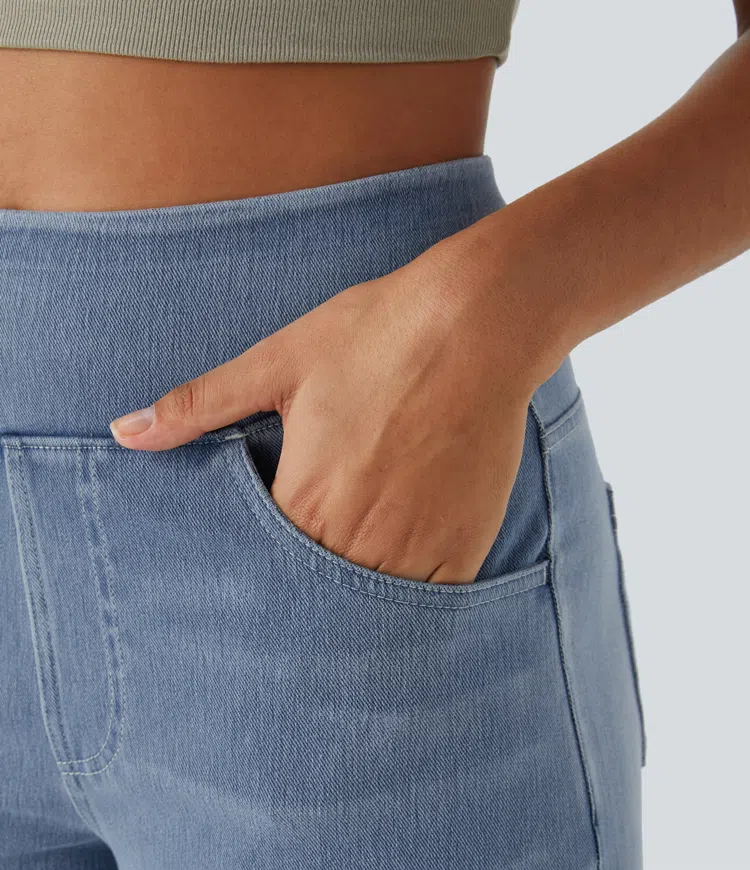 Laluna® | Comfortable high-waisted jeans
