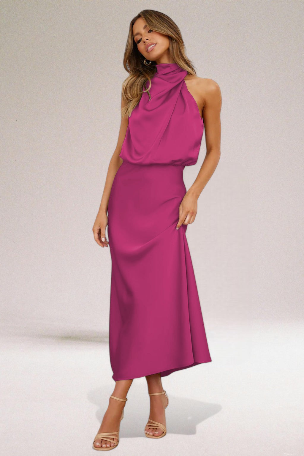 Laluna® | Luxe Satin Glam Dress