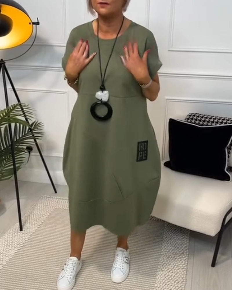 Easygoing Short-Sleeve Kaftan