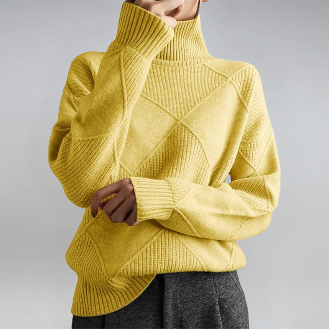 Laluna® | Luxe Cashmere Turtleneck Sweater