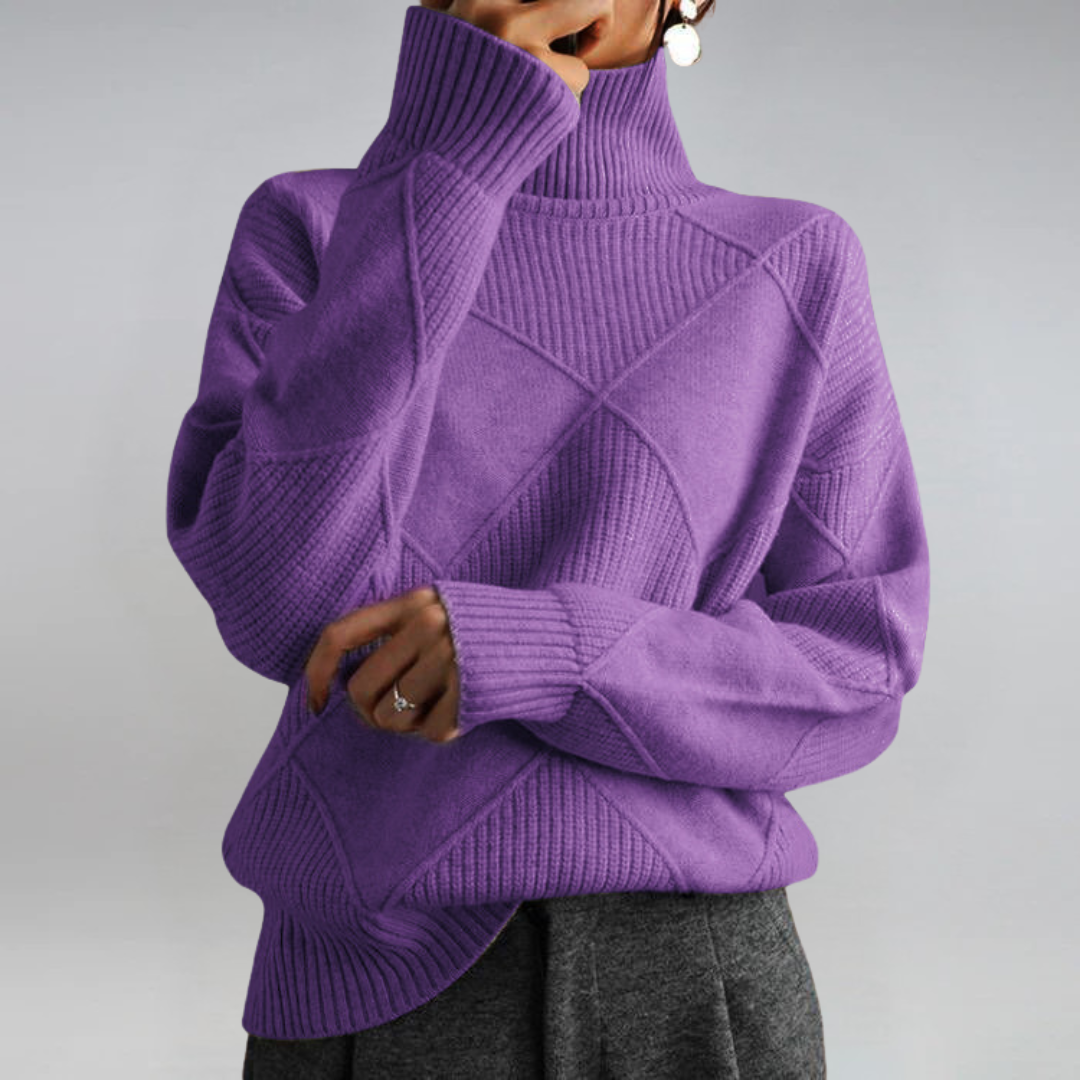 Laluna® | Luxe Cashmere Turtleneck Sweater