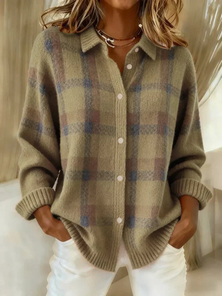 Laluna® | Retro Checked Sweater