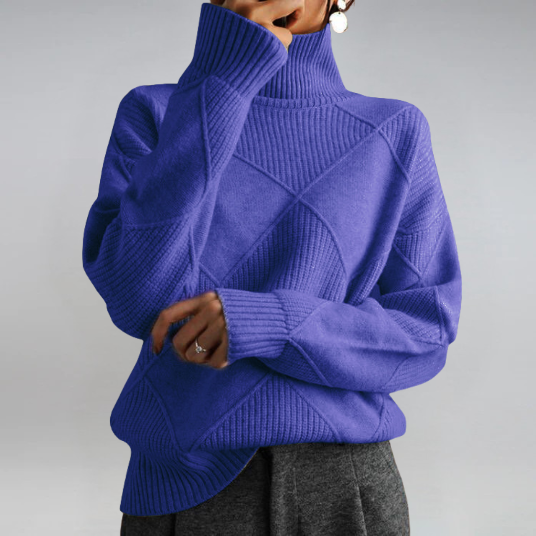 Laluna® | Luxe Cashmere Turtleneck Sweater