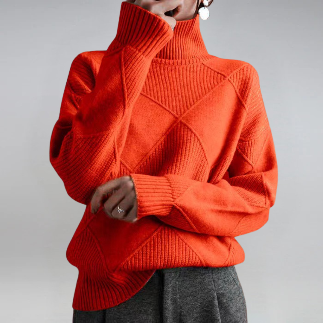 Laluna® | Luxe Cashmere Turtleneck Sweater