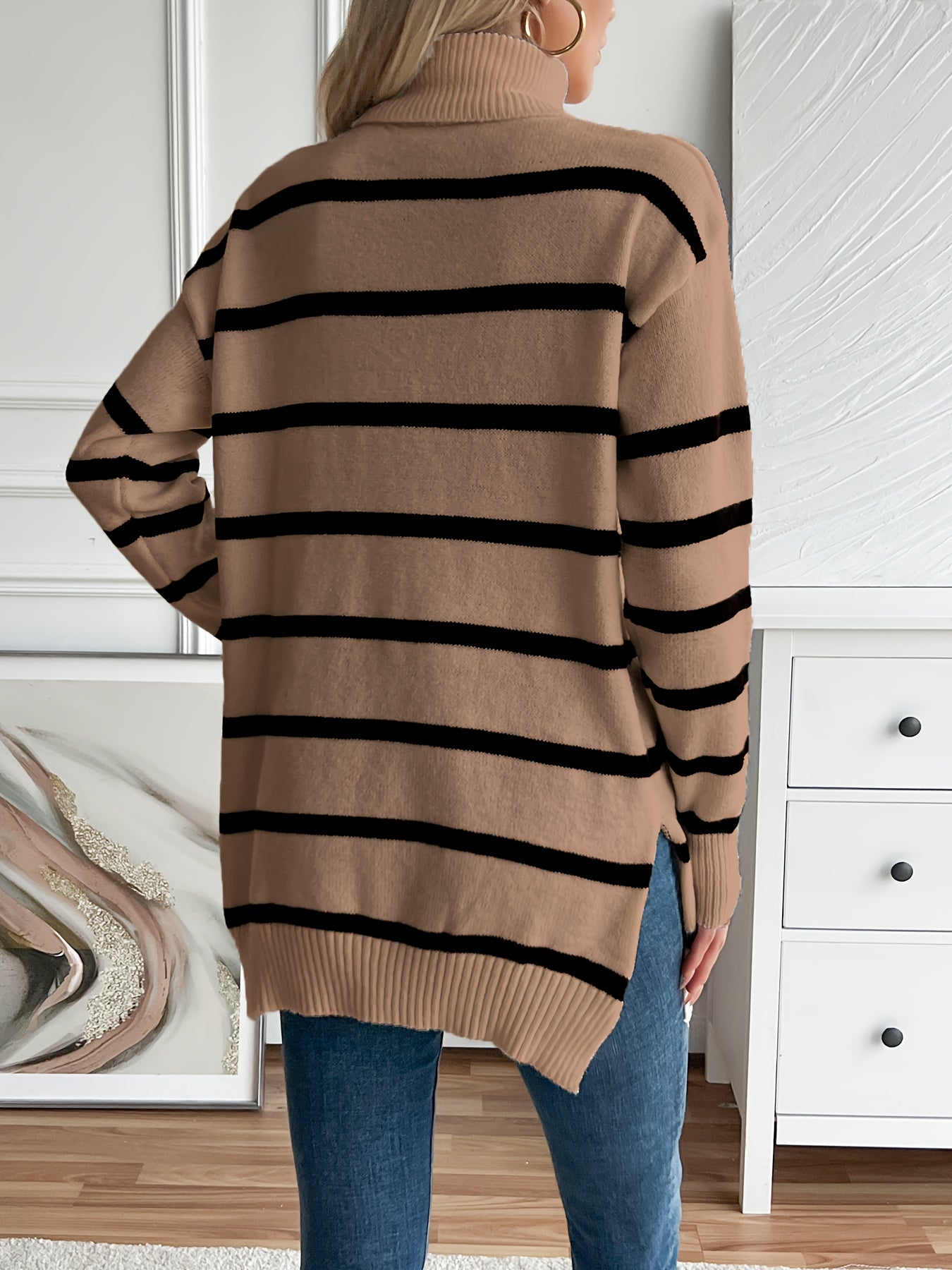 Laluna® | Striped Knit Sweater