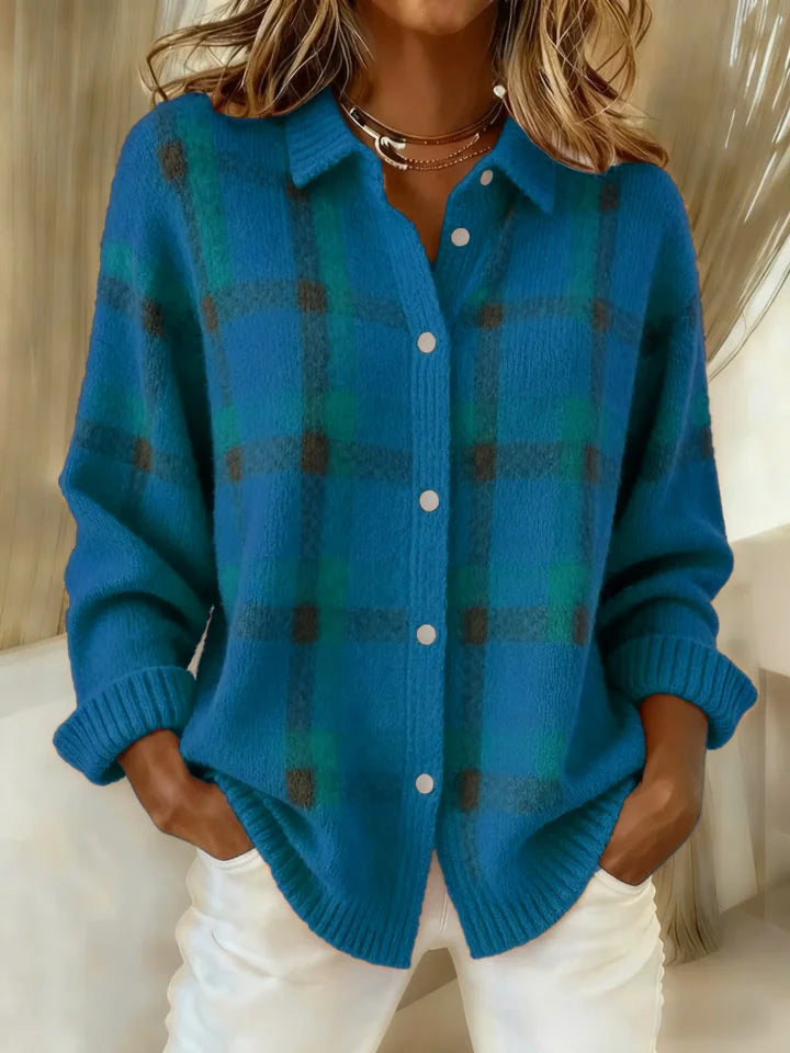 Laluna® | Retro Checked Sweater