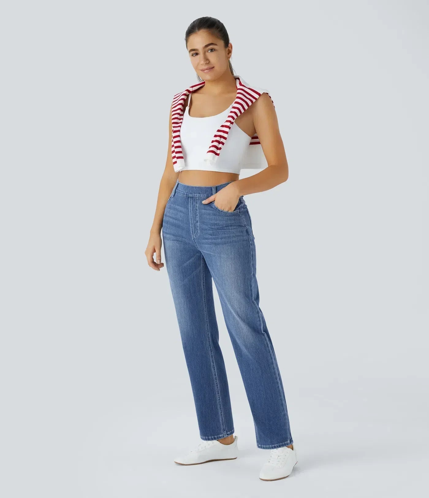 Lotte | Stretchy and Cozy High-Waisted Trousers