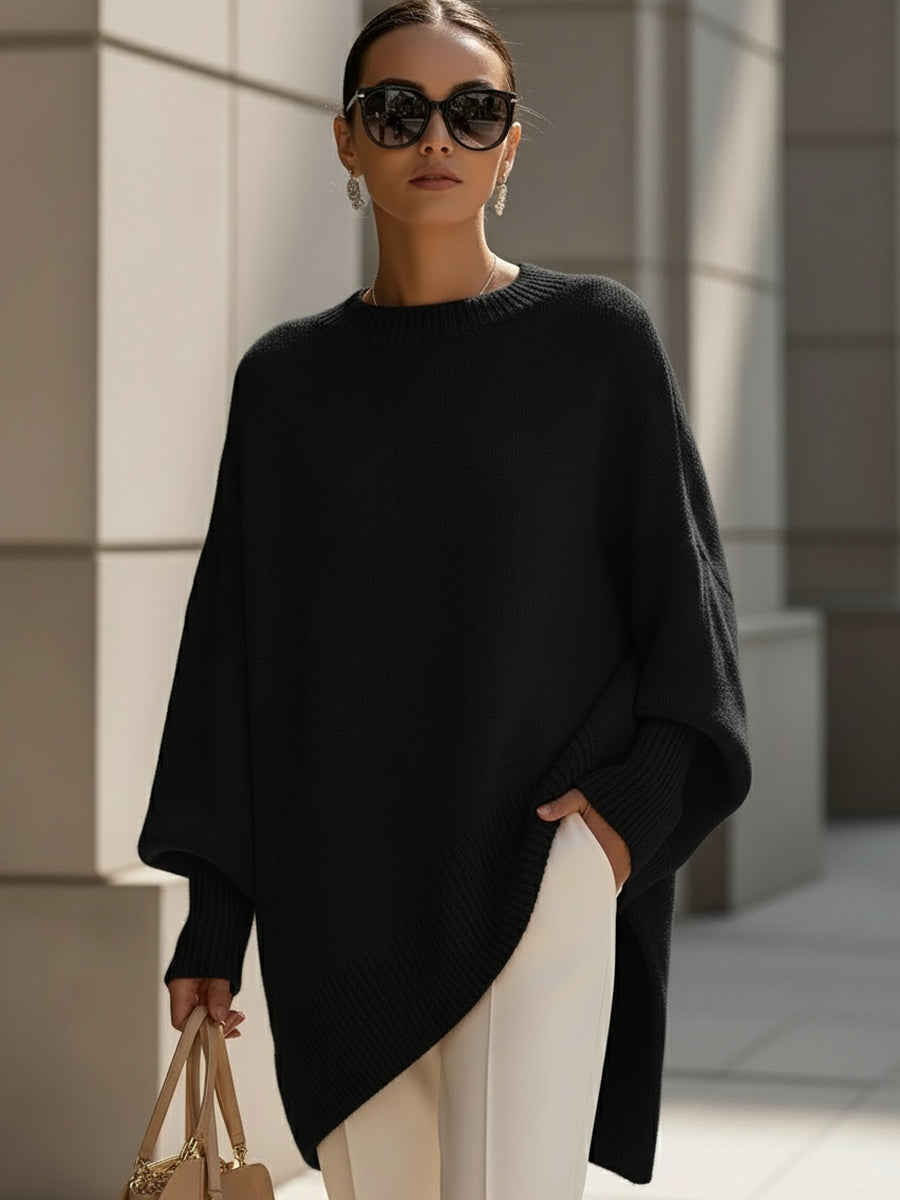 Laluna® | Oversized Poncho Sweater