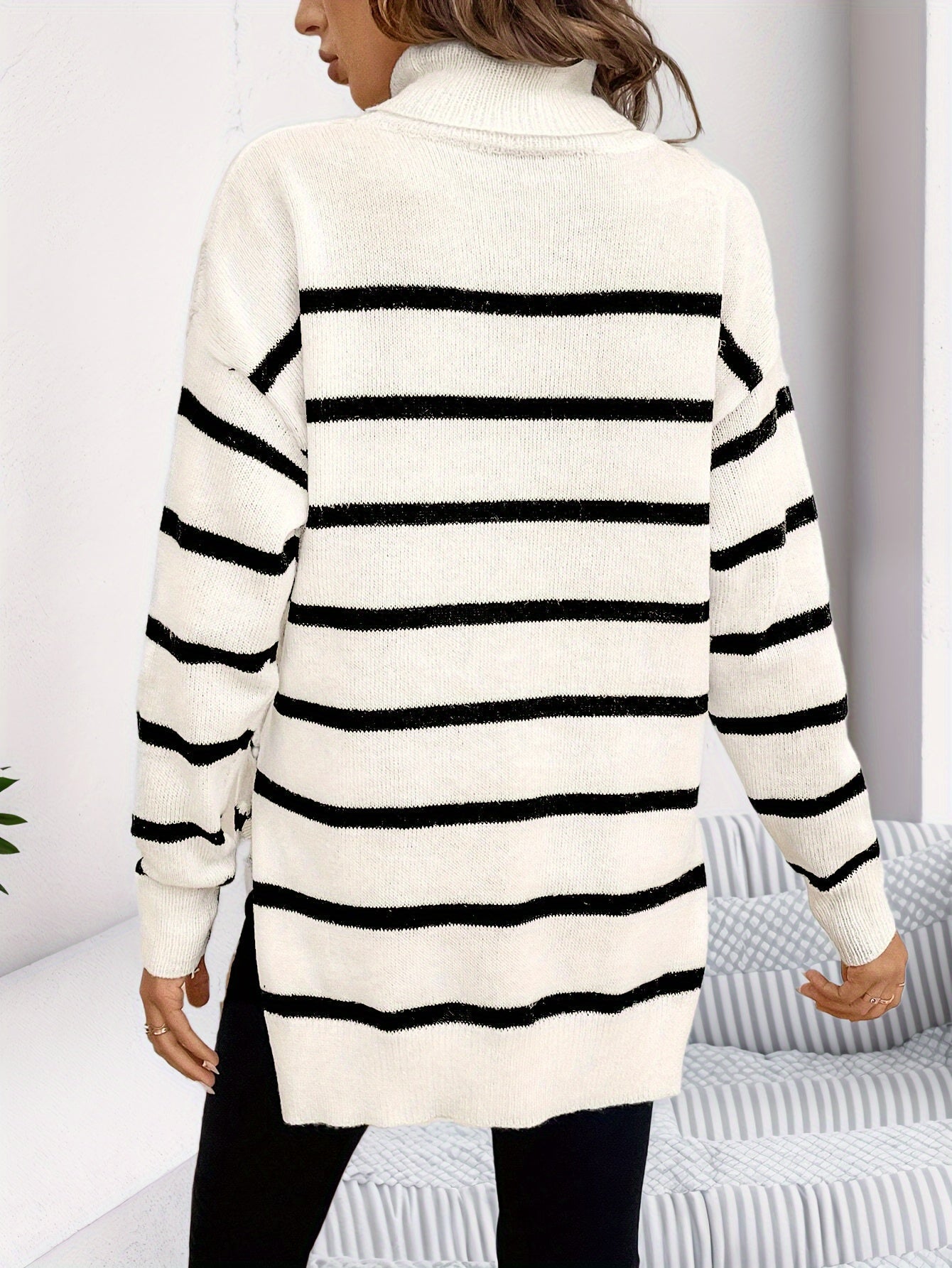 Laluna® | Striped Knit Sweater
