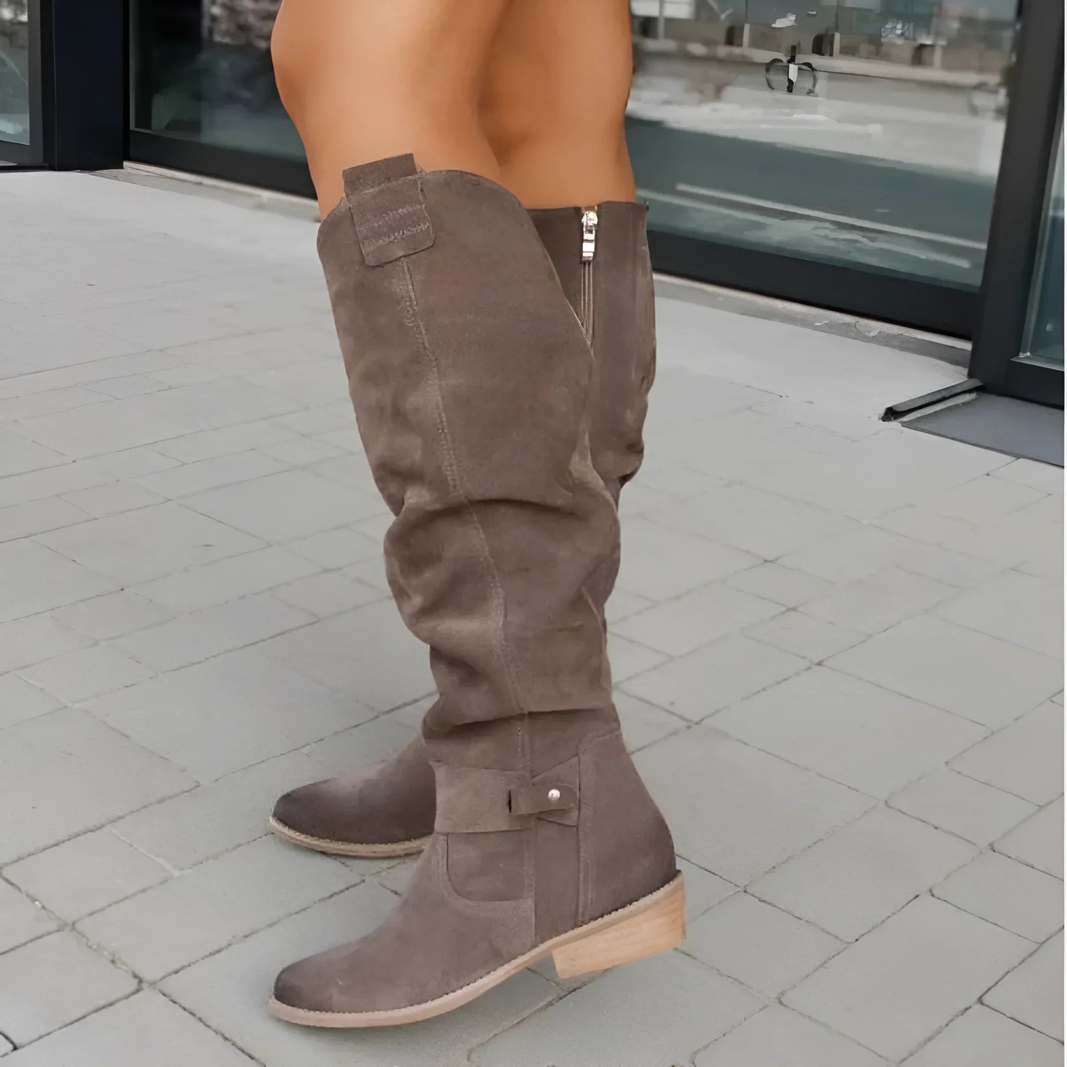 Laluna® | Stylish Suede Knee Boots