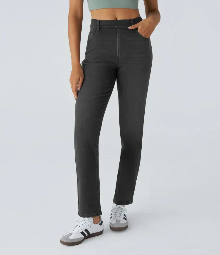 Lotte | Stretchy and Cozy High-Waisted Trousers