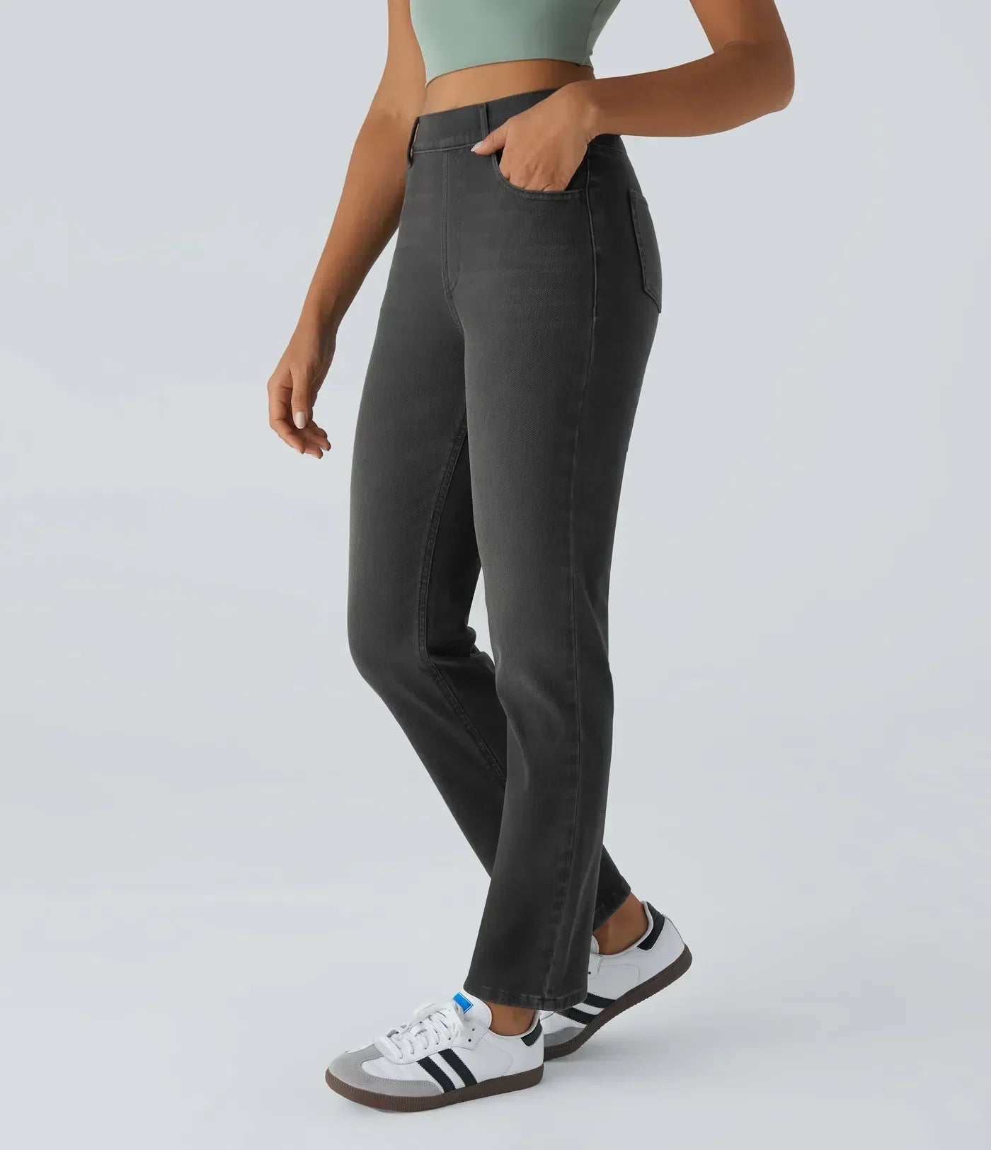 Lotte | Stretchy and Cozy High-Waisted Trousers