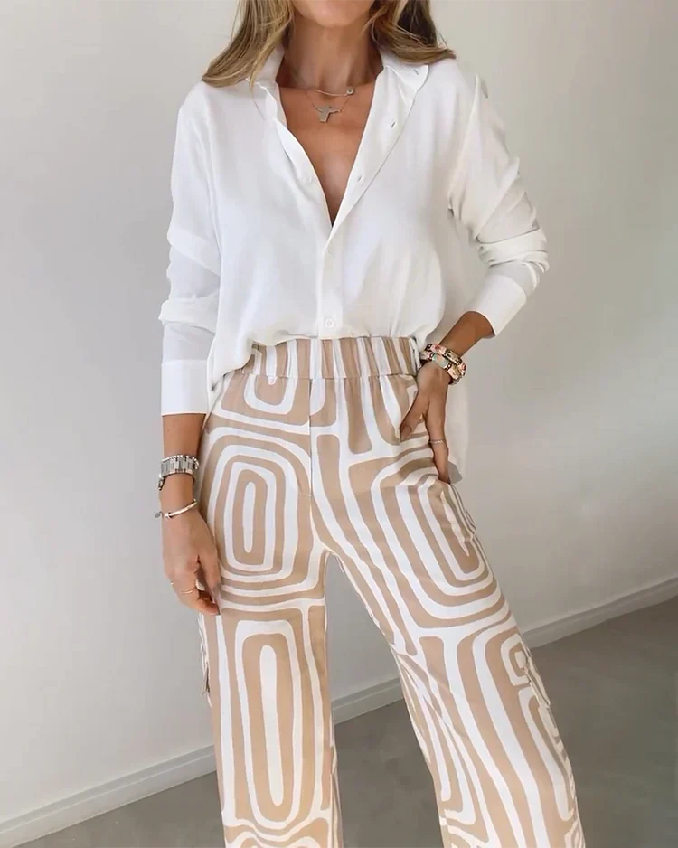 Kammay Chic Pant Set – Comes with Blouse and Belt