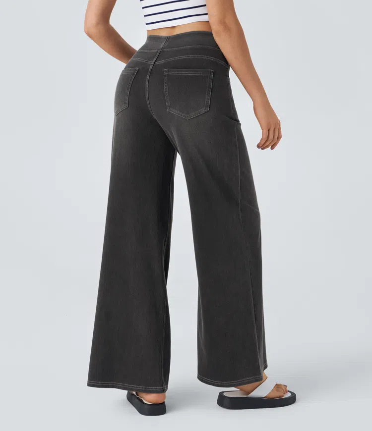 Laluna® | Comfortable high-waisted jeans