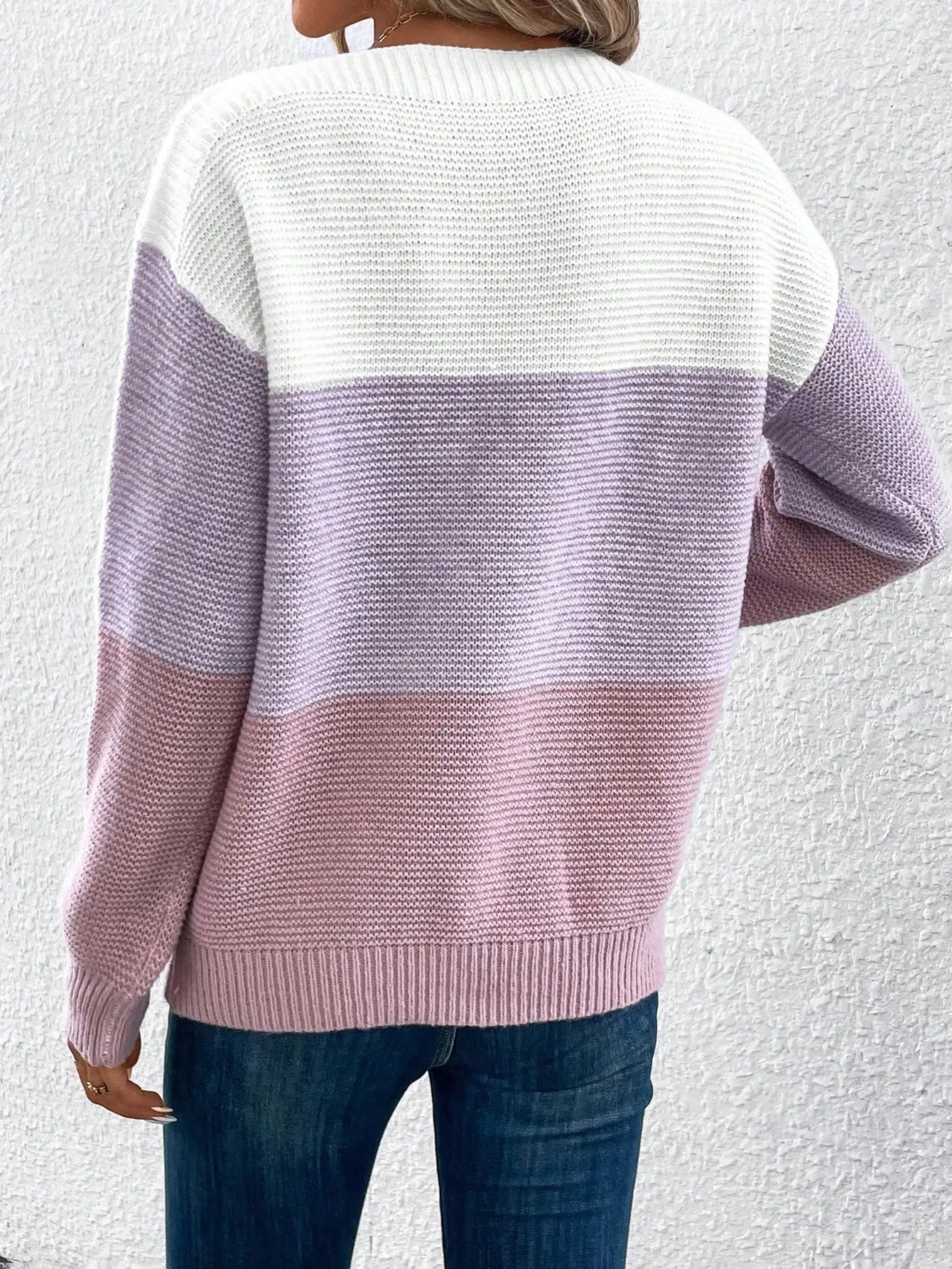 Laluna® | Three-Tone Sweater
