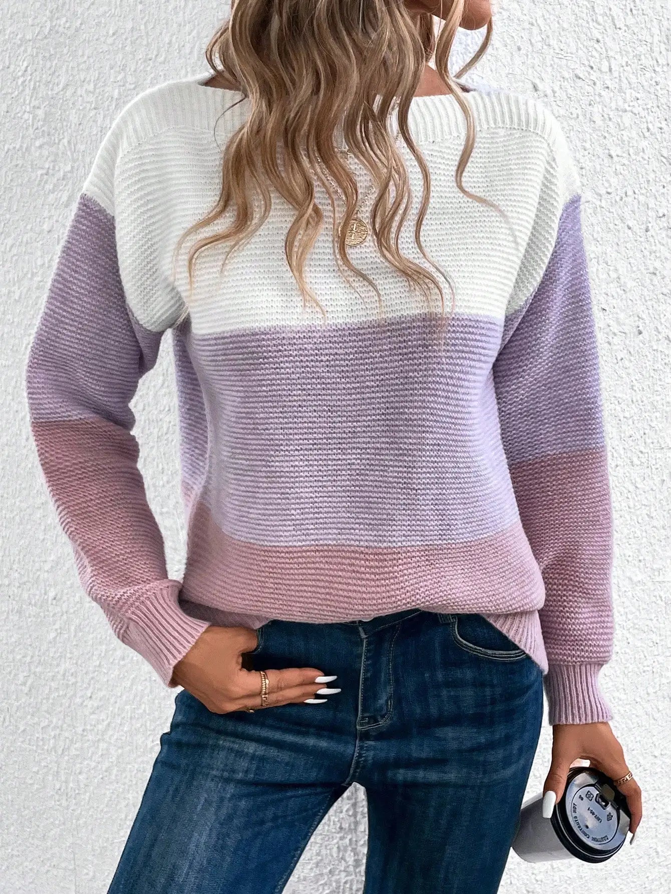 Laluna® | Three-Tone Sweater