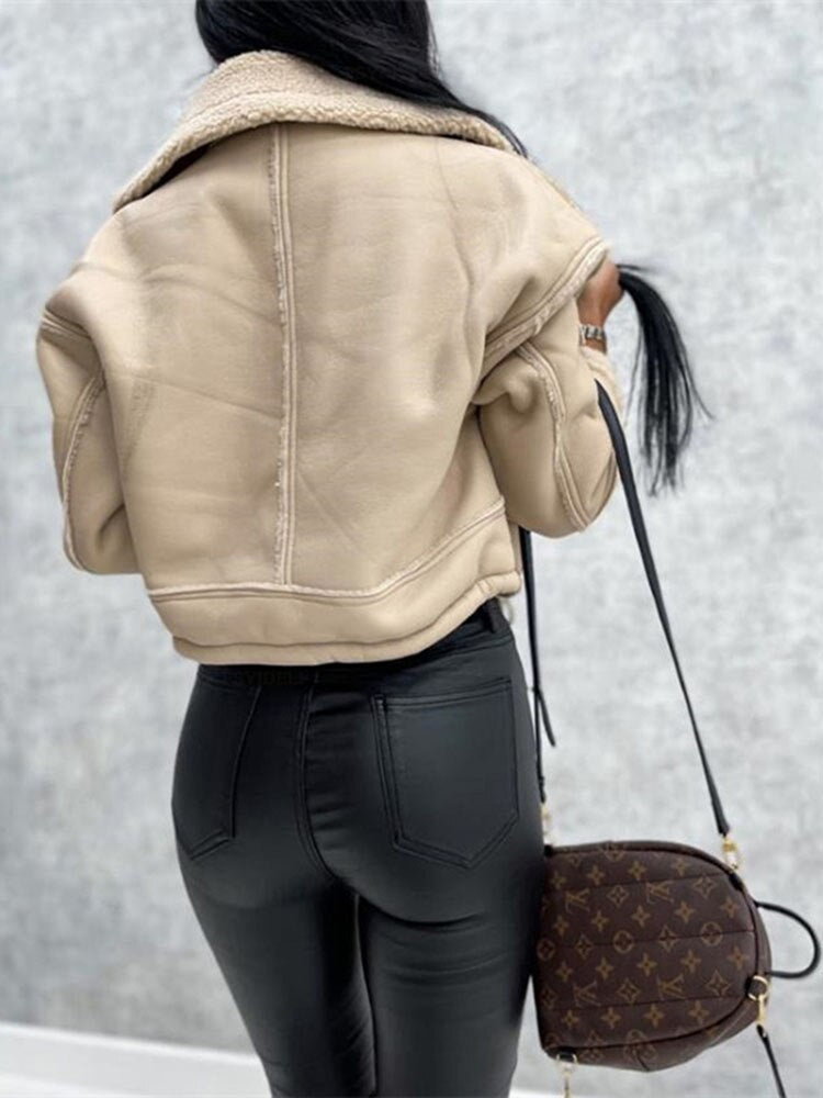 LALUNA® | Wool-Infused Leather Jacket