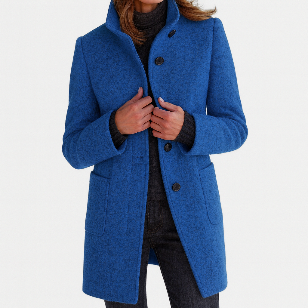 Laluna® | Women's Coat with High Collar