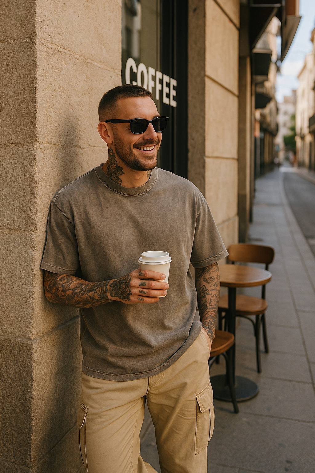 Laluna® | Essential Cotton Oversized Tee Set – Set of 3