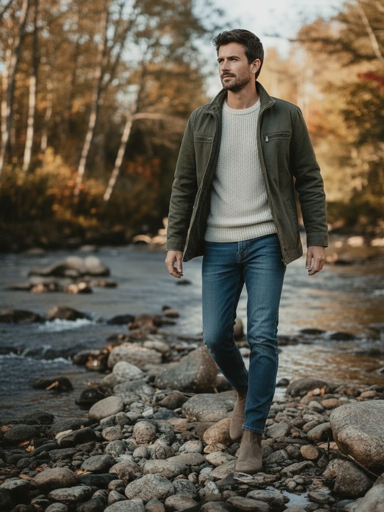 Valmont Vintage Olive Field Jacket