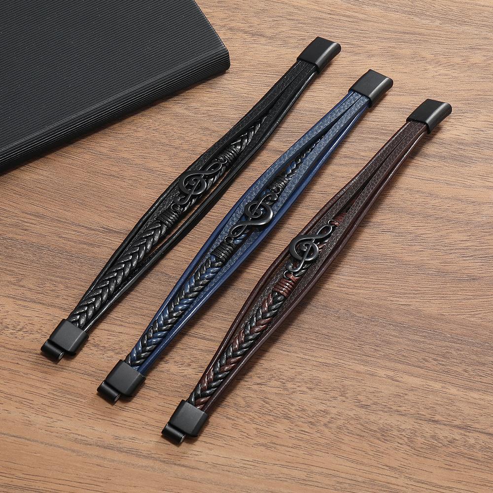 Rhythmo – Stylish Leather Bracelet for Music Enthusiasts