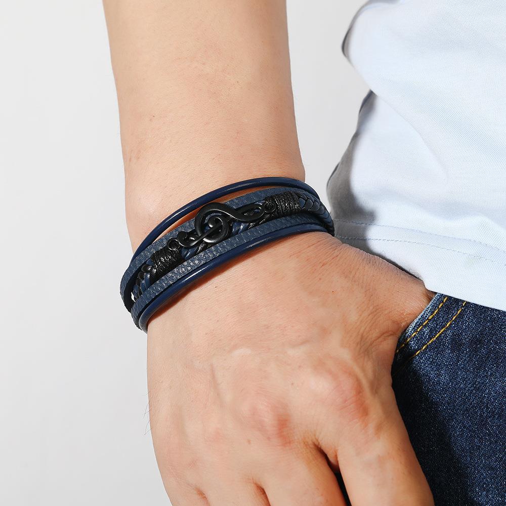Rhythmo – Stylish Leather Bracelet for Music Enthusiasts