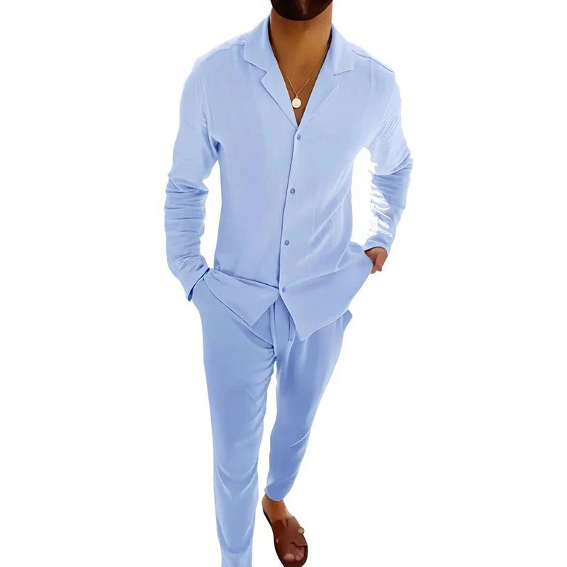 Laluna® | Men's Summer Linen Ensemble