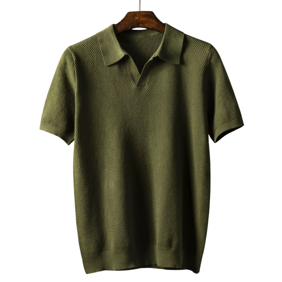 Laluna® | Textured Cotton Polo