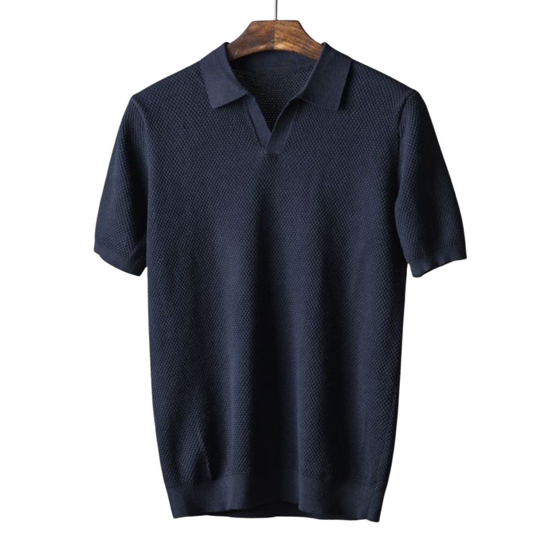 Laluna® | Textured Cotton Polo
