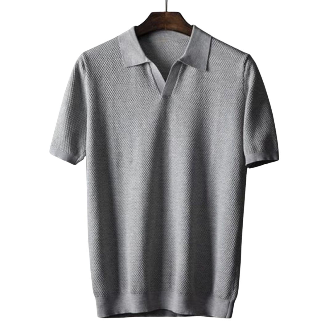 Laluna® | Textured Cotton Polo