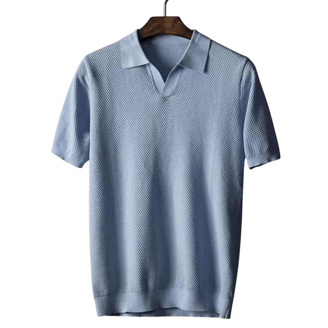 Laluna® | Textured Cotton Polo