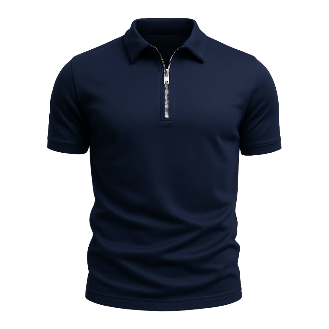 Laluna® Classic Zipper Polo Shirt
