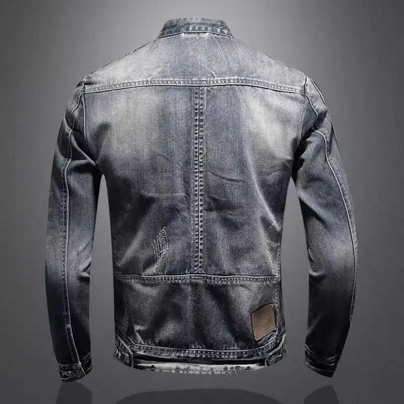 Laluna® | Denim Motorcycle Jacket