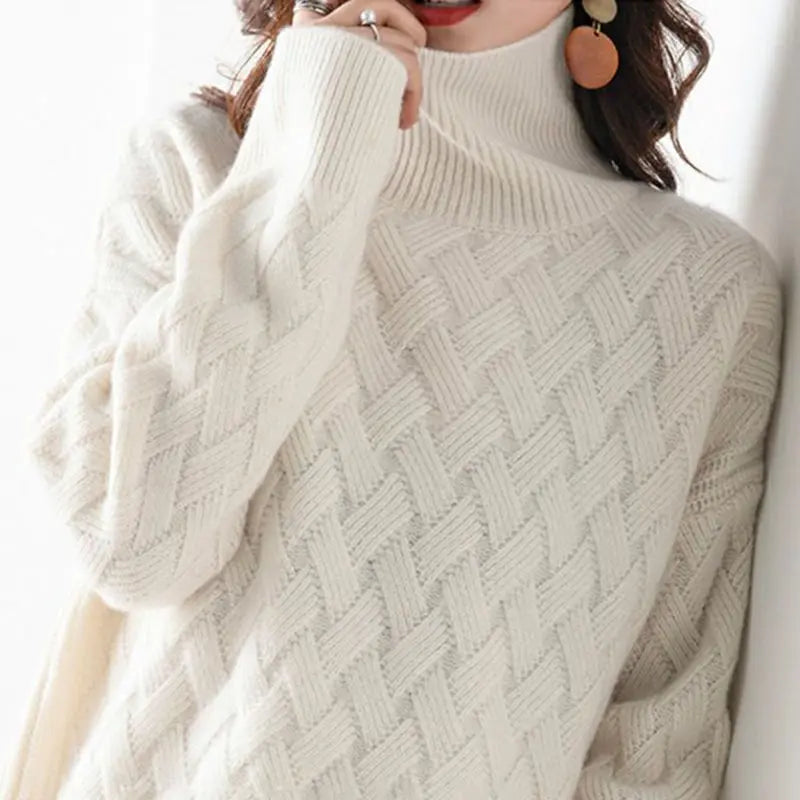 Laluna® | Cozy Knitted Turtleneck Pullover