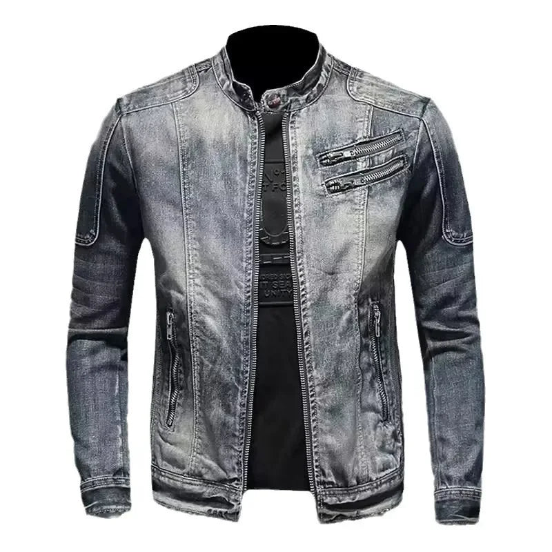 Laluna® | Denim Motorcycle Jacket