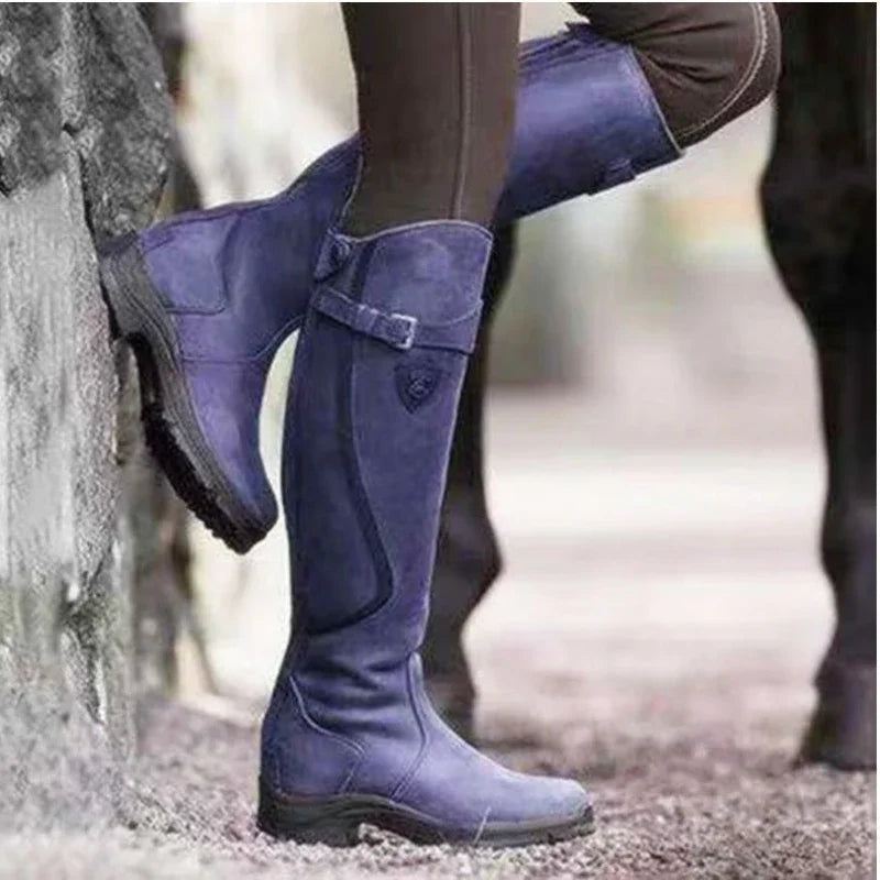 Laluna® | Chic High Leather Boots