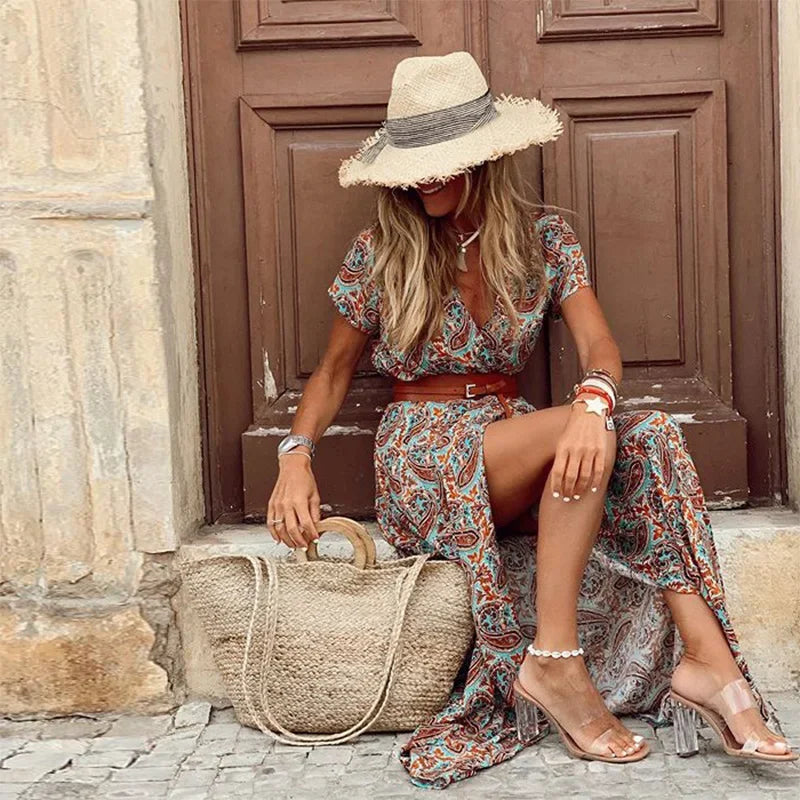 Laluna® | Chic Bohemian Maxi Dress