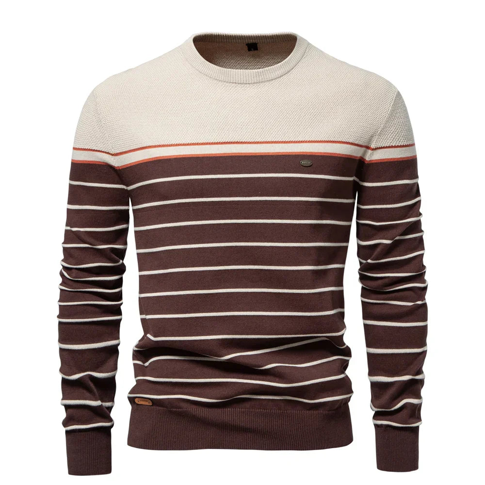 Laluna® | Men's Striped Sweater