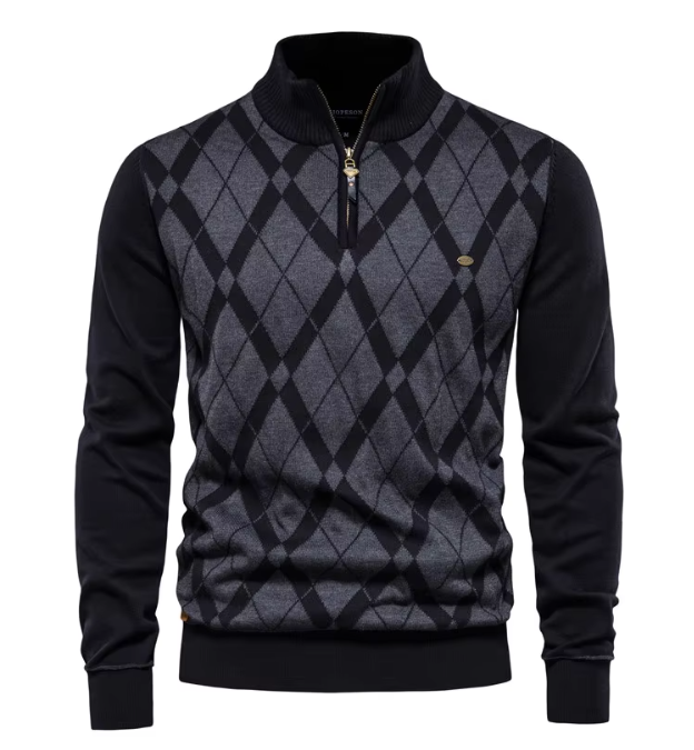Laluna® Men's Half-Zip Sweater