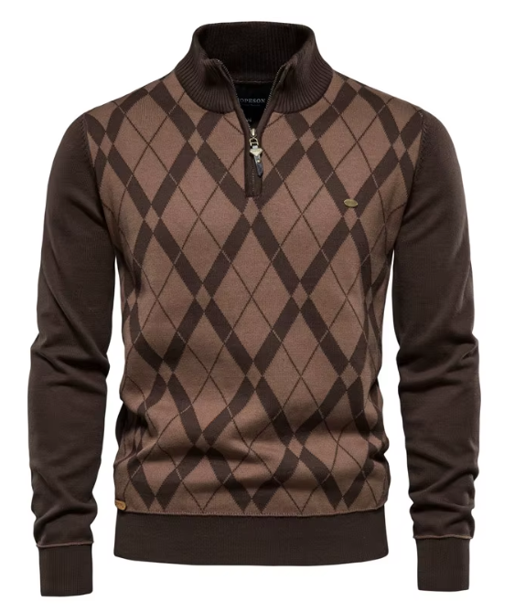 Laluna® Men's Half-Zip Sweater